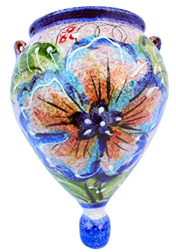 Wall pot - Spanish Orza - Daffodil design